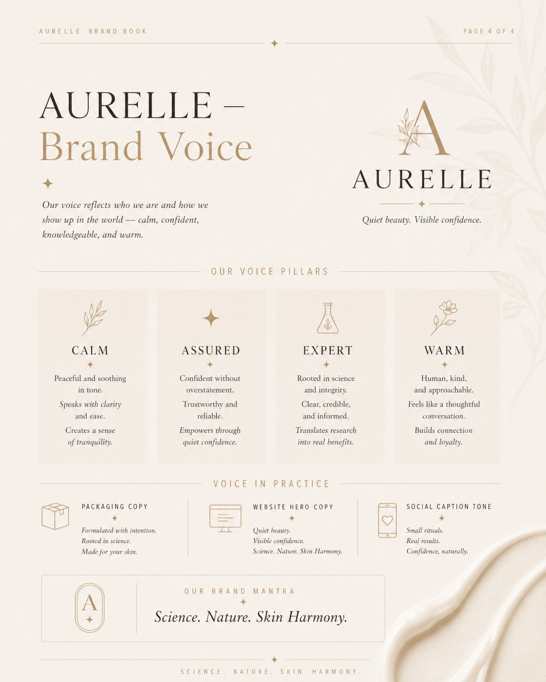 Brand Voice page