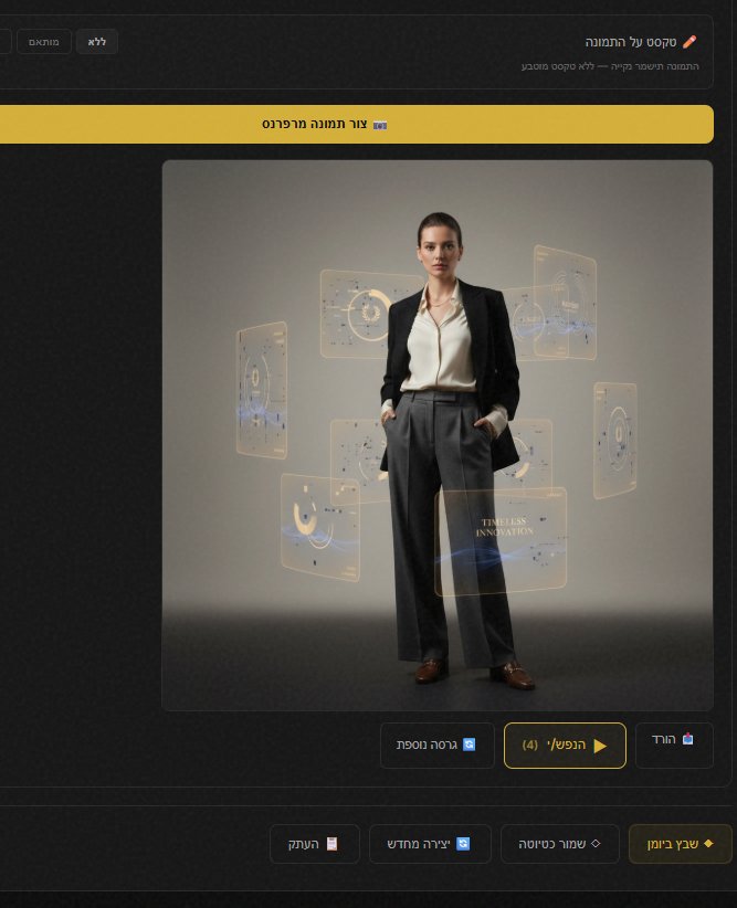 BrandOS — ממשק הנפשה