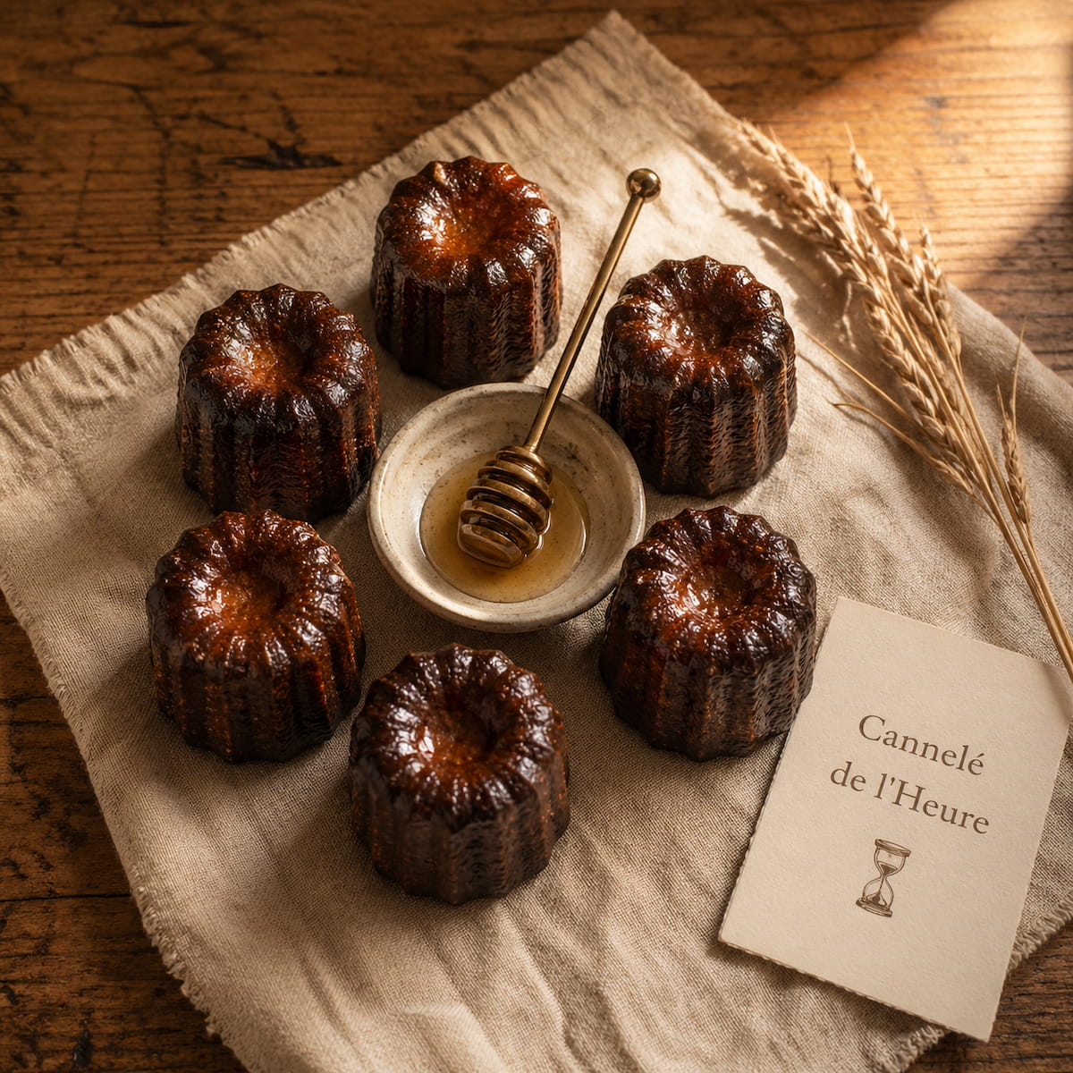 Cannelé de l'Heure — the signature pastry