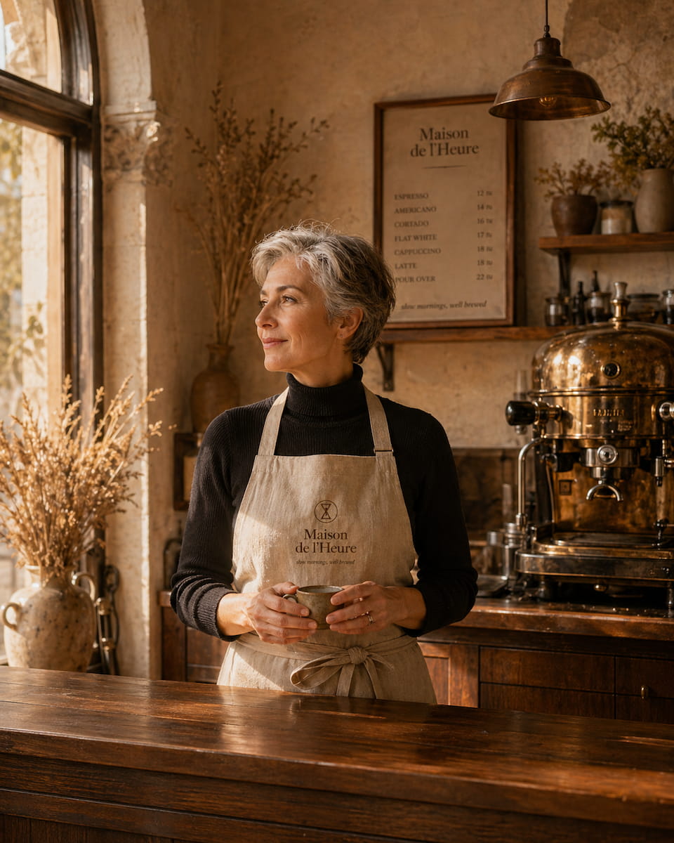 Élise Marchand, the founder of Maison de l'Heure