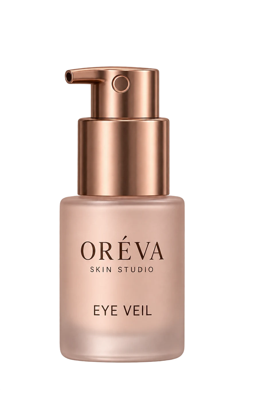 EYE VEIL, בקבוקון קטן לאזור העיניים עם משאבת נחושת
