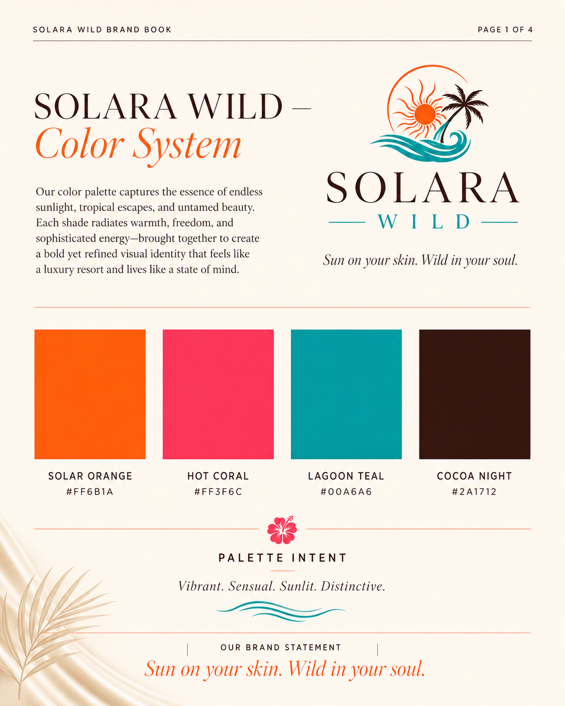 Color System brand book page