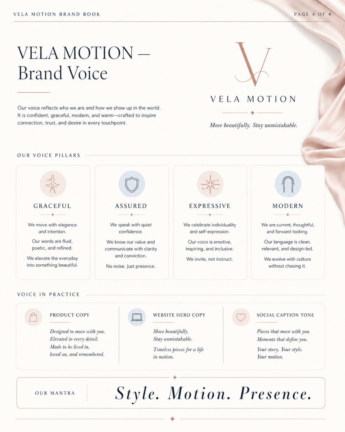 Brand Voice page