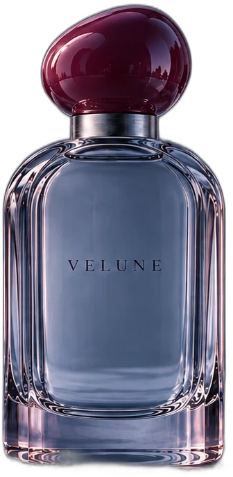בקבוק VELUNE CRÉPUSCULE כהה עם מכסה בורדו